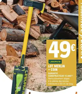 E.Leclerc Jardi Lot Merlin + Coin offre