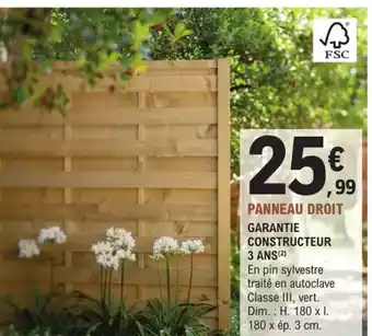 Panneau Droit