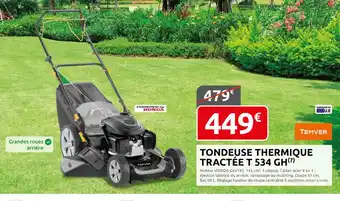 Rural Master Tondeuse Thermique Tractée T 534 GH offre