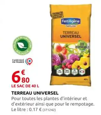 Rural Master Terreau Universel offre