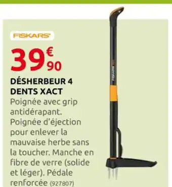 Rural Master Désherbeur 4 Dents Xact offre
