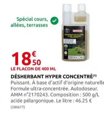 Rural Master Désherbant Hyper Concentré offre