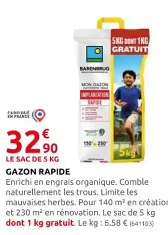 Rural Master Gazon Rapide offre