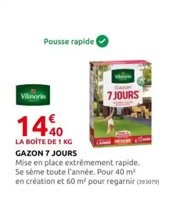 Rural Master Gazon 7 Jours offre
