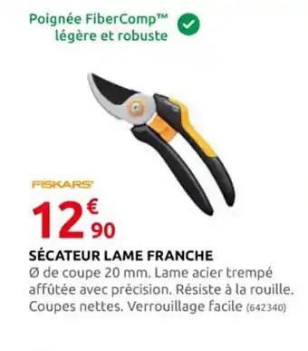 Rural Master Sécateur Lame Franche offre