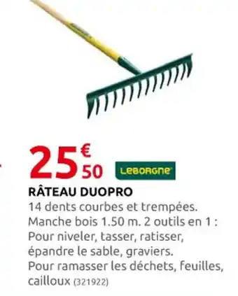 Râteau Duopro