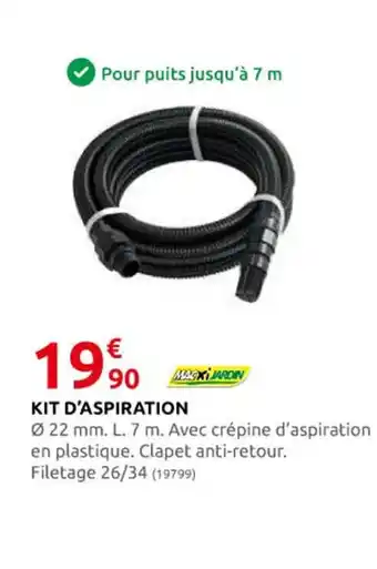 Rural Master Kit D'Aspiration offre