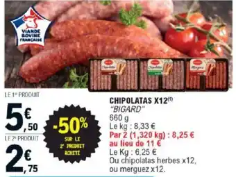 E.Leclerc Chipolatas offre