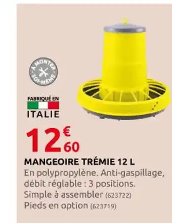 Rural Master Mangeoire Trémie 12 L offre