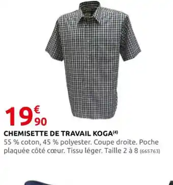 Rural Master Chemisette de Travail Koga offre
