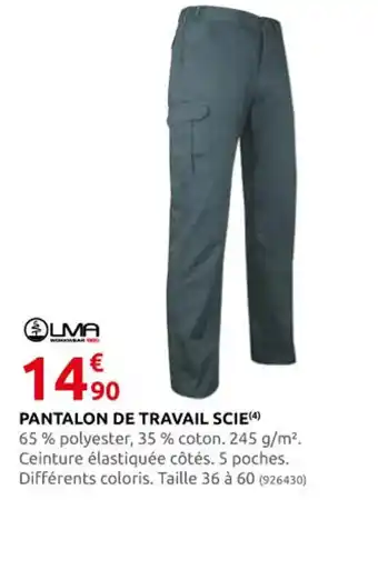 Rural Master Pantalon de Travail Scie offre