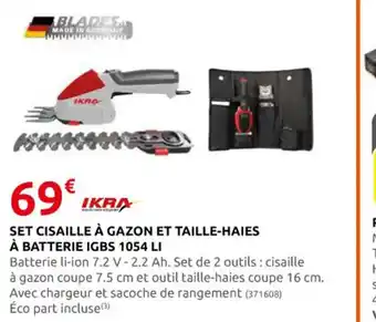 Rural Master Set Cisaille à Gazon Et Taille-Haies à Batterie IGBS 1054 LI offre