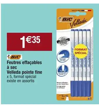 Feutres Effaçables à Sec Velleda Pointe Fine