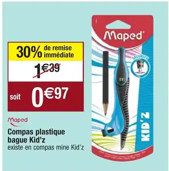 Compas Plastique Bague Kid'z