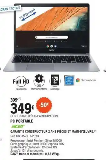 E.Leclerc PC Portable offre
