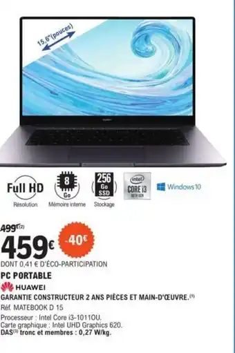 E.Leclerc PC Portable offre