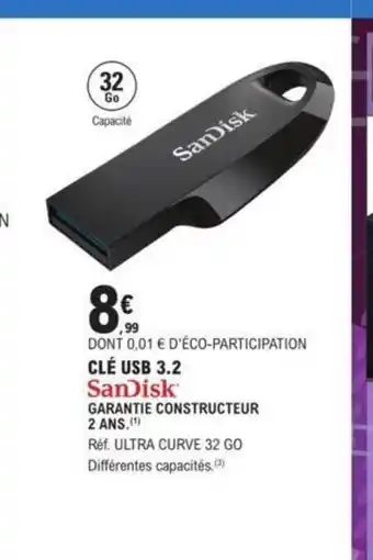 E.Leclerc Clé USB 3.2 offre