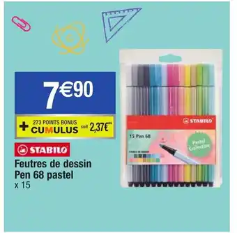 Feutres De Dessin Pen 68 Pastel