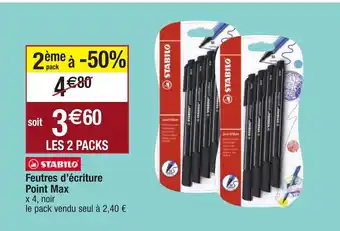 Migros Feutres D'écriture Point Max offre