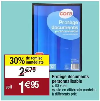 Protège Documents Personnalisable