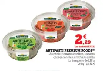 Super U Antipastu Premium Foods offre
