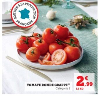 Super U Tomate Ronde Grappe offre