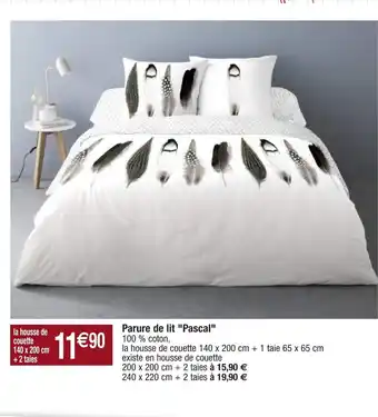Migros Parure De Lit "Pascal" offre