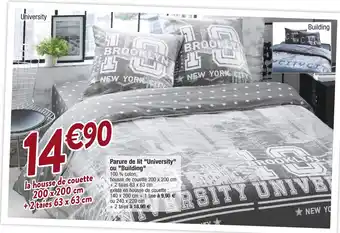 Migros Parure De Lit "University" offre