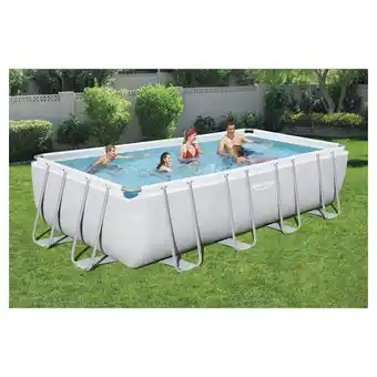 Auchan Piscine tubulaire rectangulaire power steel offre