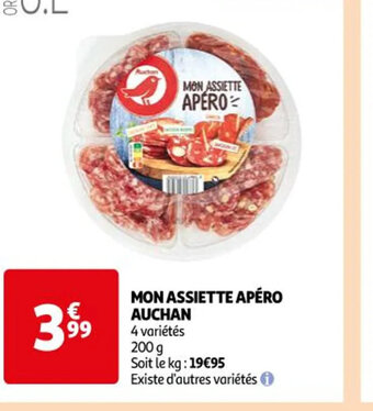 Auchan Mon assiette apero auchan offre