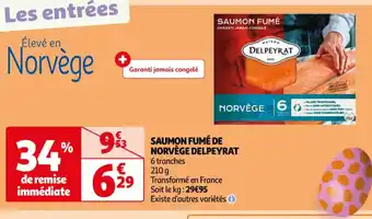 Auchan Saumon fume de norvege delpeyrat offre