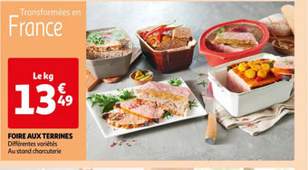 Auchan Foire aux terrines offre