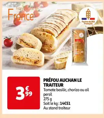 Auchan Prefour auchan le traiteur offre