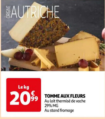 Auchan Tomme aux fleurs offre