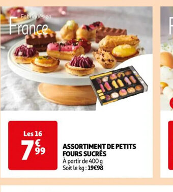 Auchan Assortiment de petits fours sucres offre