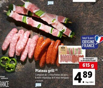 Lidl Plateau grill offre