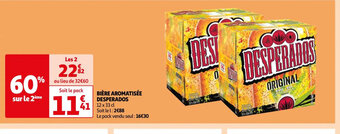 Auchan Bière Aromatisée desperados offre