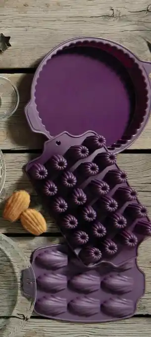 Géant Casino Moules en silicone prune offre