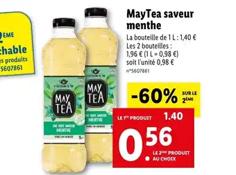 Lidl Maytea saveur menthe offre