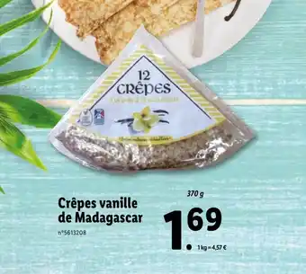 Crêpes vanille de madagascar