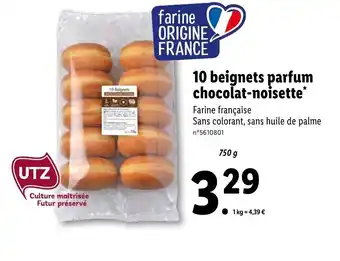 10 Beignets parfum chocolat-noisette