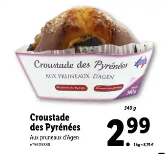 Croustade des pyrénées