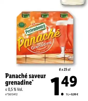 Lidl Panaché saveur grenadine offre