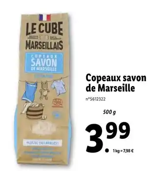 Copeaux savon de marseille