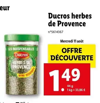 Ducros herbes de provence