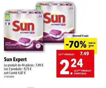 Lidl Sun expert offre