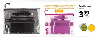 Lidl Set d'écriture offre