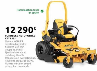 Rural Master Tondeuse autoportee xz7 l152i offre