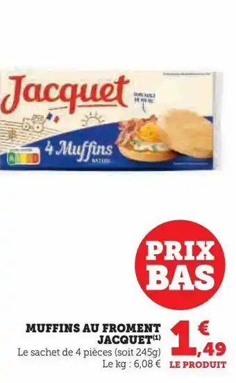 Muffins au forment jacquet