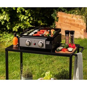 Auchan Plancha gaz 2 brûleurs gardenstar offre
